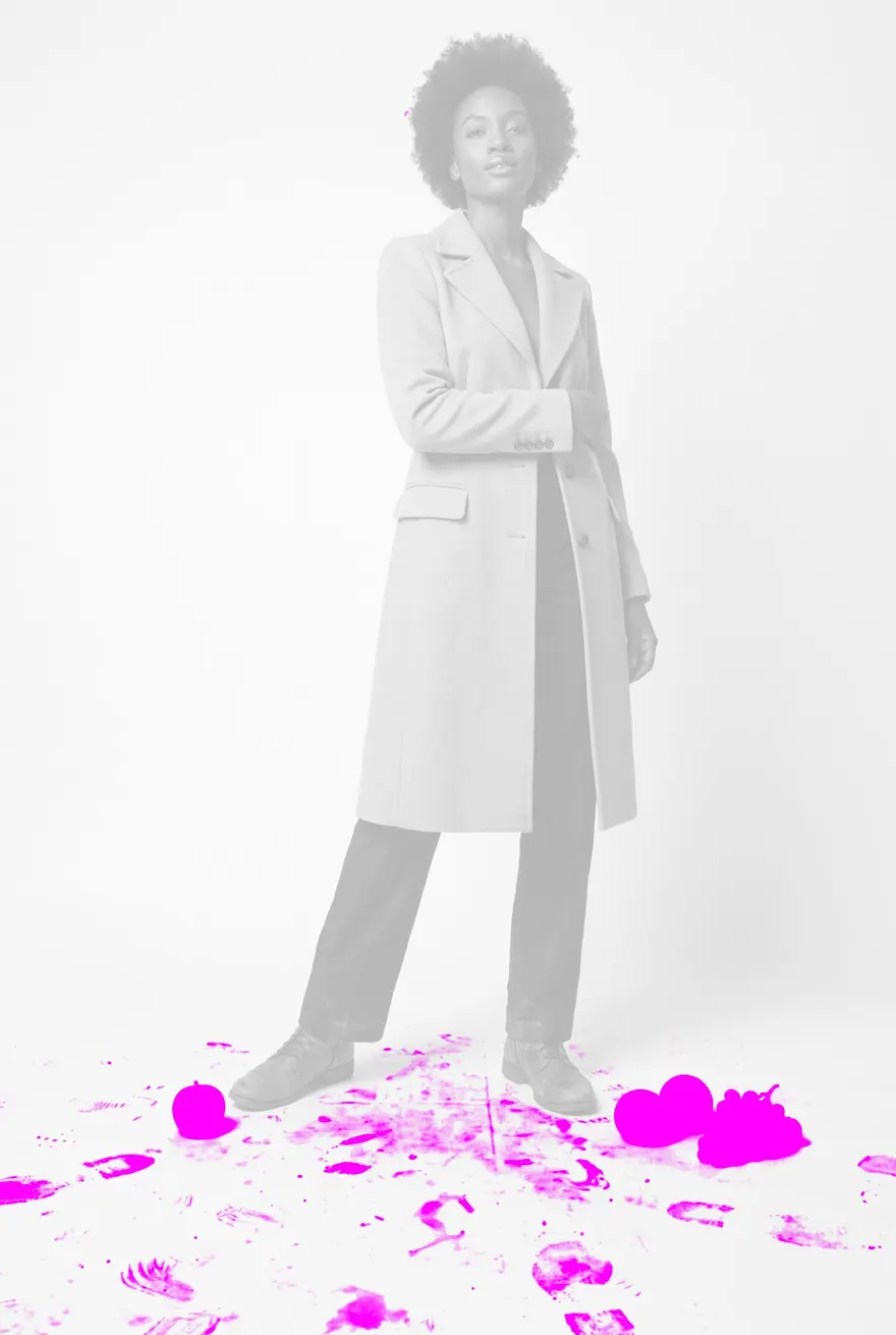 Show changes: everything that was cleaned, in magenta